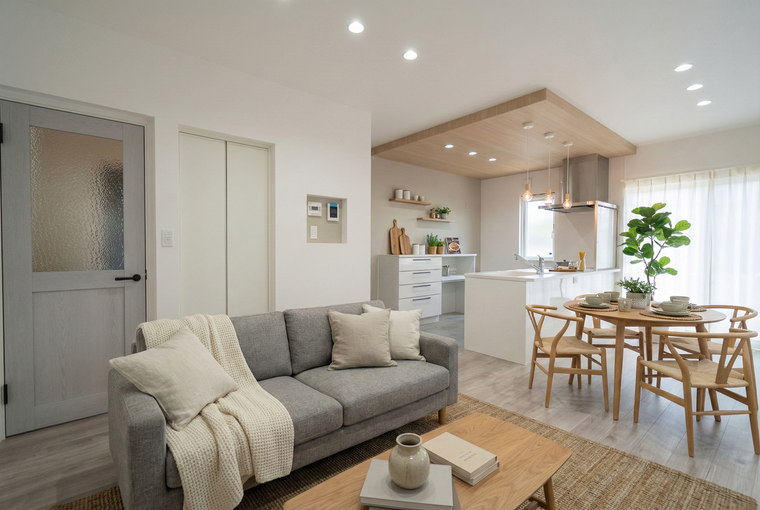 ナチュラルな温かさで心地よい暮らしの家