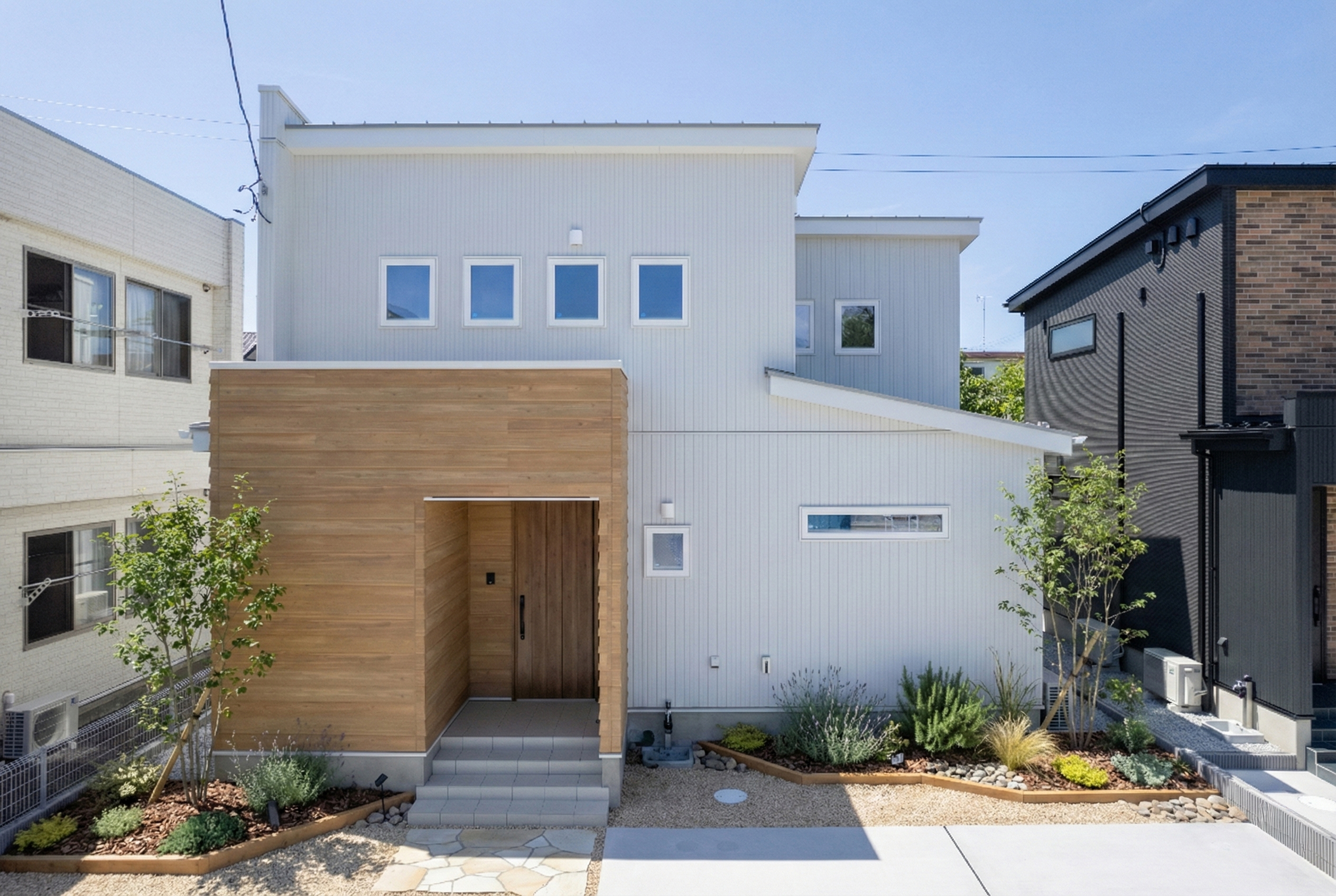 寝室まで楽しめる、ナチュラルな家