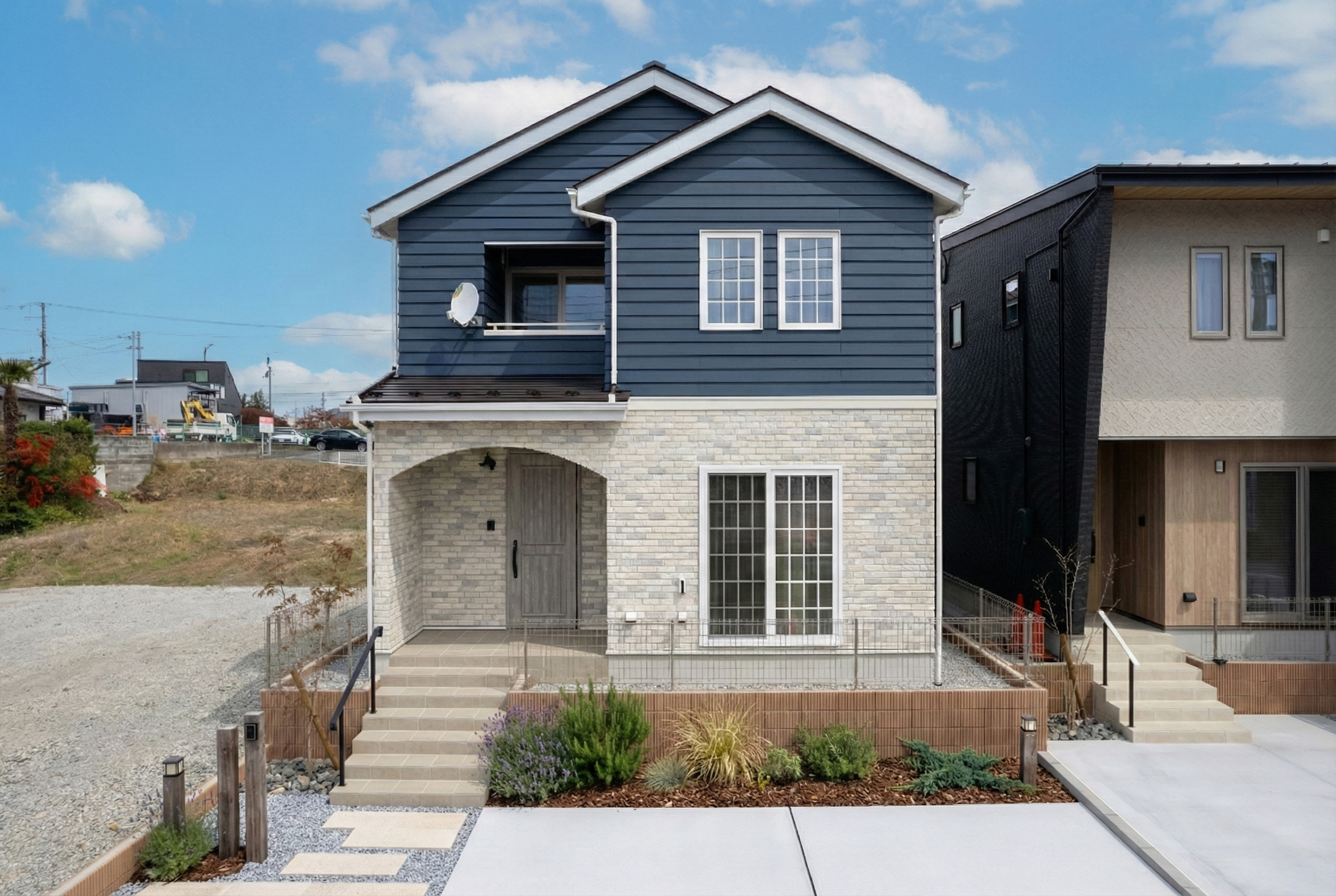 北欧が彩る、多層階の家